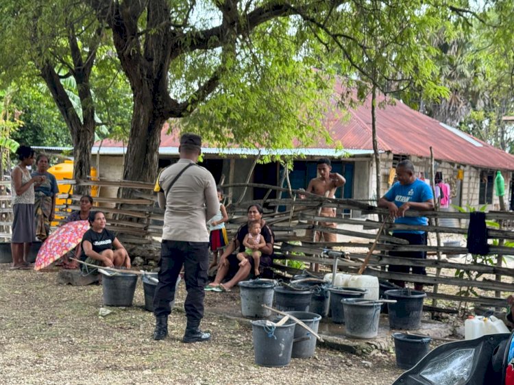 Kapolsek Rote Timur :  Preemtif Bhabinkamtibmas Untuk Menjaga Kerukunan Warga Binaan