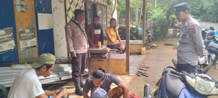 Kapolsek Rote Selatan : Edukasi Pembinaan Kamtibmas Untuk Ciptakan Kenyamanan Warga