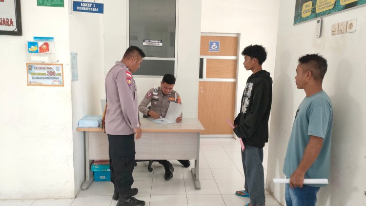 Bhabinkamtibmas Polsek Pantai Baru Fasilitasi Warga Binaan Untuk Memperoleh SIM