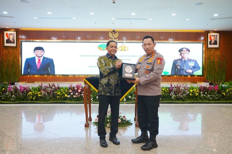 Kapolri dan Menhut Perkuat Sinergitas Upaya Perlindungan Kawasan Hutan