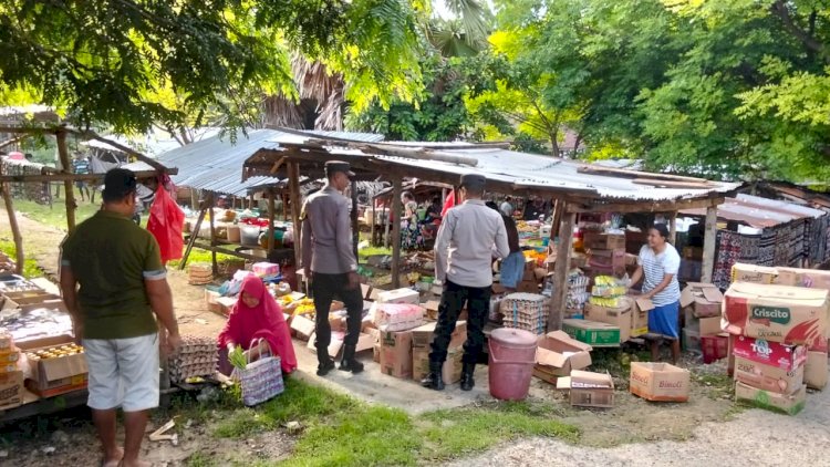 Berikan Rasa Aman Bagi Warga Personel Polsek Rote Barat Daya Gencar Lakukan Pengamanan