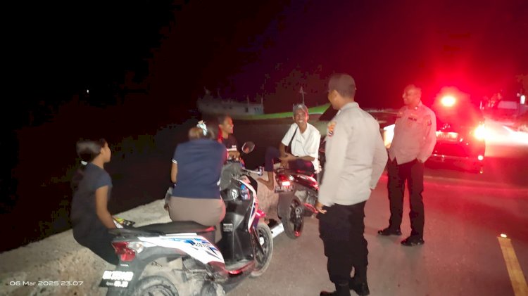 Polsek Lobalain Terus Tingkatkan Kegiatan Patroli Selama Bulan Suci Ramadhan