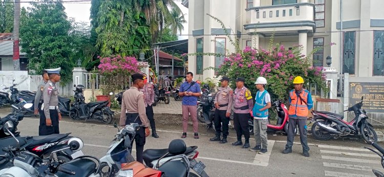 Polres Rote Ndao Melalui Operasi Samana Santa Turangga 2025 Perketat Pengamanan Ibadah Jumat Agung