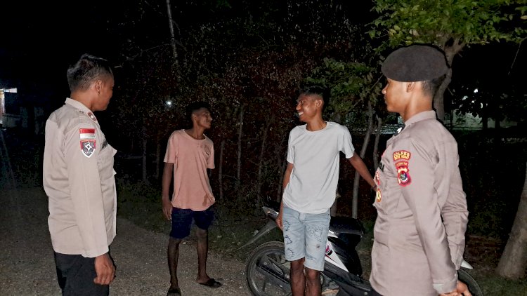 Patroli KRYD Untuk Cegah Aksi Premanisme Diwilayah Hukum Polsek Rote Barat Daya