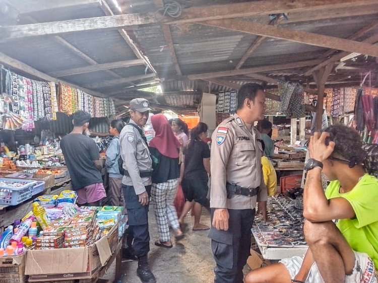 Polsek Rote Barat Laut Laksanakan Patroli Jamin Kamtbmas Selama Operasi Pekat Turangga 2025