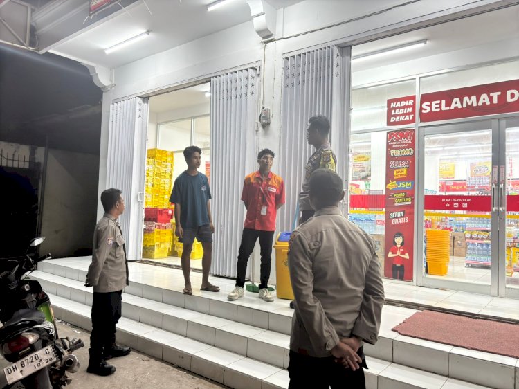 Blue Light Patrol Polsek Lobalain, Pelaksanaan Operasi Pekat Turangga 2025 Cegah Aksi Premanisme