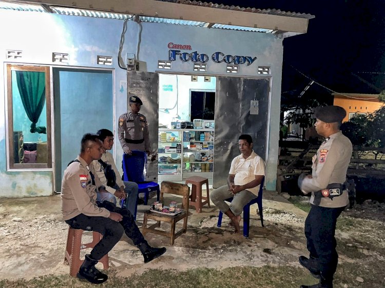 Patroli Dialogis Polsek Rote Tengah, Tingkatkan Kemitraan Dengan Masyarakat Selama Operasi Pekat Turangga 2025