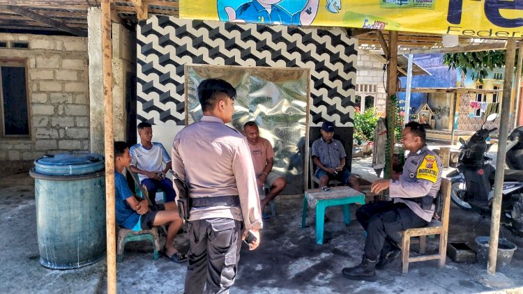 Operasi Pekat Turangga 2025, Personel Polsek Rote Selatan Tingkatkan Kegiatan Preventif