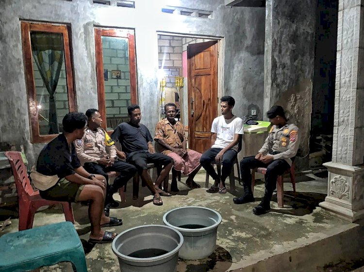 Kapolsek Rote Tengah : Kegiatan Kepolisian Pada Malam Hari Untuk Ciptakan Rasa Aman Bagi Masyarakat
