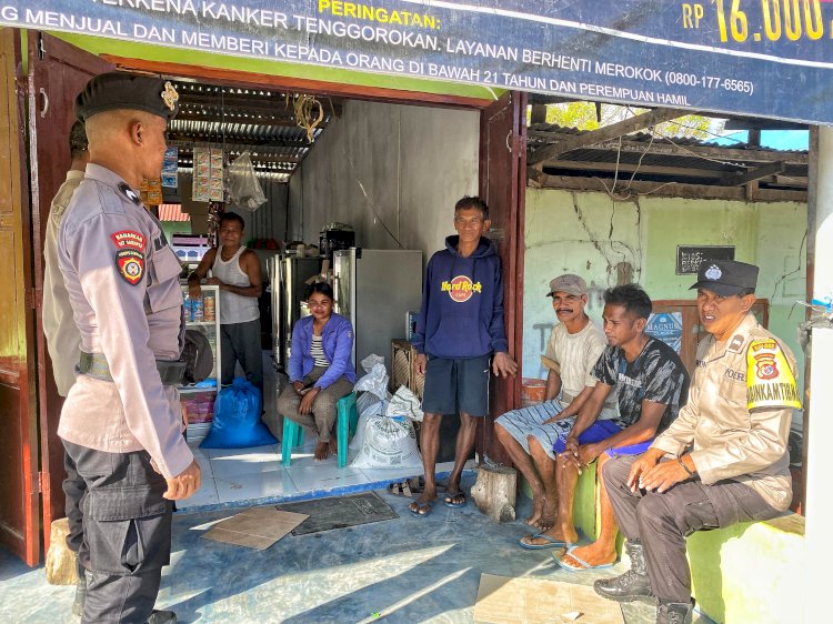 K2YD Personel Polsek Rote Tengah Untuk Cegah Potensi Gangguan Kamtibmas