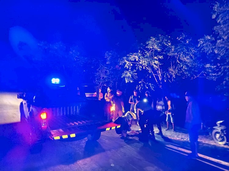 Laka Lantas Di Rote Barat, Pengendara Alami Luka Serius Dan Dirujuk Ke RSUD Baa