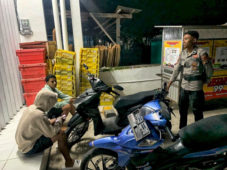 Kapolsek Rote Barat Laut : Patroli Dialogis, Upaya Jaga Kamtibmas Dan Jalin Kemitraan Dengan Masyarakat