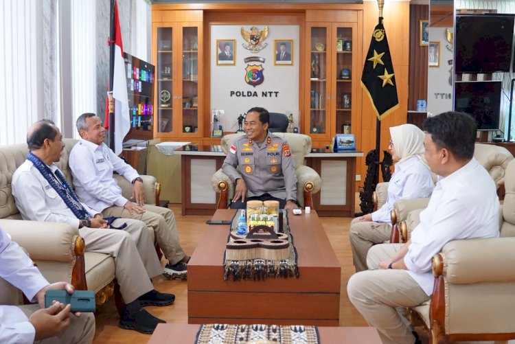 Hari Pertama Menjabat, Sestama BPOM RI Menjadi Tamu Perdana Kapolda NTT
