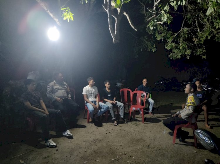 Polsek Rote Barat Laut Laksanakan Patroli Preventif Untuk Ciptakan Kamtibmas Yang Aman