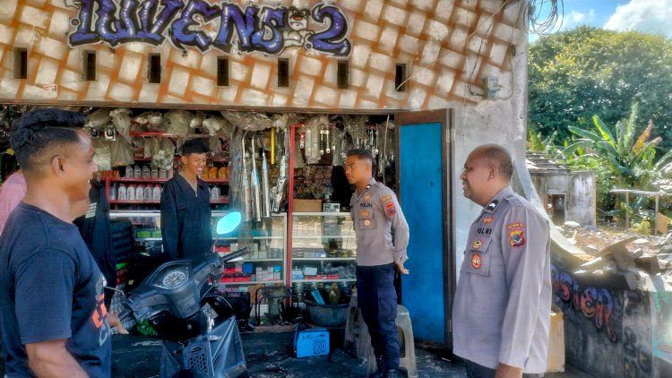 K2YD Polsek Rote Barat Daya Untuk Jaga Kamtibmas Tetap Kondusif Dan Jalin Kemitraan Dengan Warga