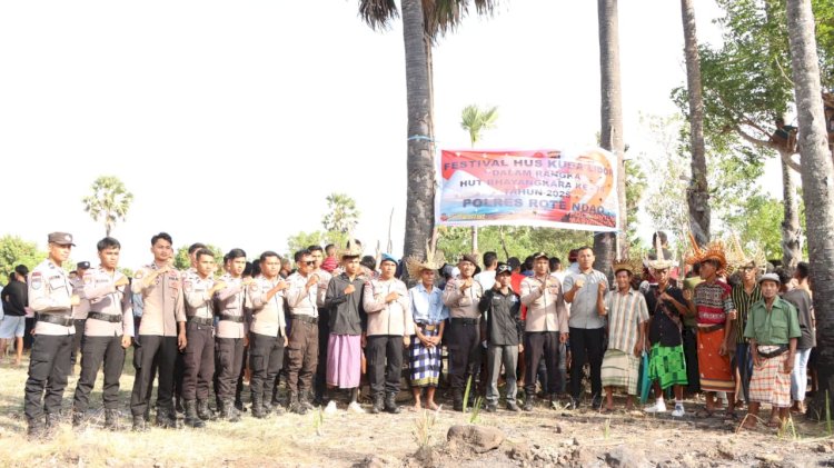Lebih Dari Seratus Kuda Hias Meriahkan Festival Hus HUT Bhayangkara Ke 79 Di Desa Lidor