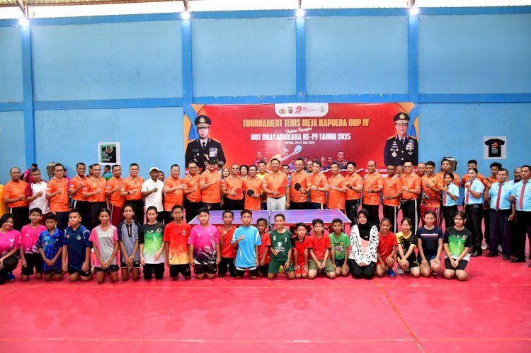 Polda NTT Gelar Turnamen Tenis Kapolda Cup IV, Meriahkan Hari Bhayangkara ke-79