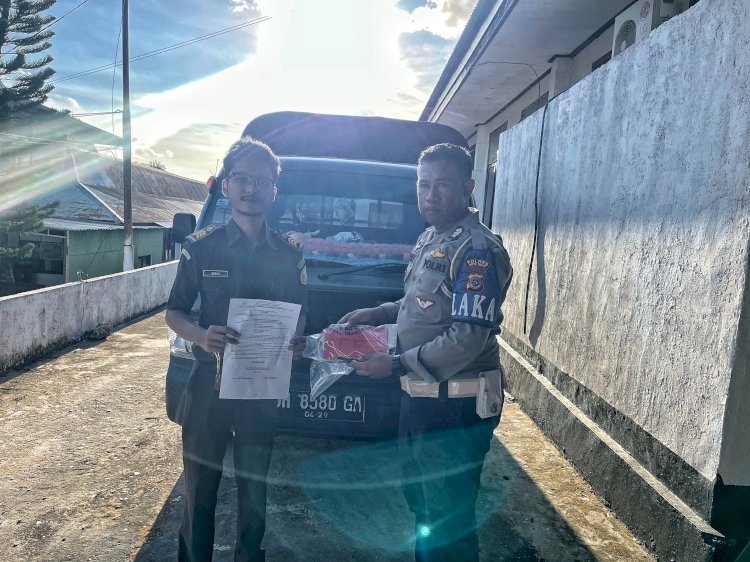 Kasus Laka Lantas Di Desa Oelunggu P21, Penyidik Serahkan Barang Bukti Dan TSK Ke JPU