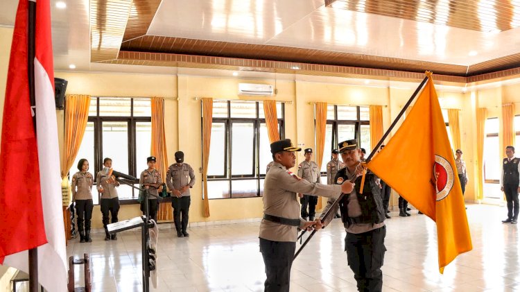 Kapolres Kukuhkan Struktur Organisasi Komite Olahraga Polri Polres Rote Ndao