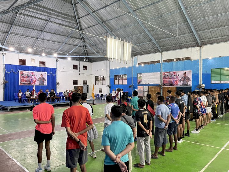 Sebanyak 41 Tim Mengikuti Tournament Badminton Kapolres Rote Ndao, Dalam Rangka Hari Bhayangkara Ke 79