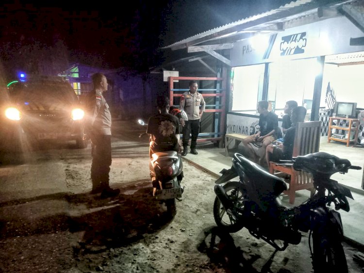 K2YD Polsek Lobalain, Pencegahan Aksi Kriminalitas Dan  Tingkatkan Kemitraan Dengan Masyarakat