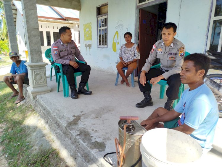 Personel Polsubsektor Polsek Suelain Lakukan Patroli Dialogis Dan Sambang Cegah Potensi Gangguan Kamtibmas