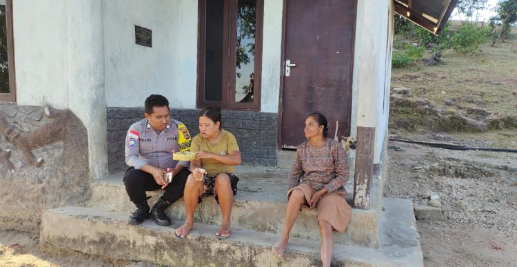 Kegiatan Bhabinkamtibmas Desa Kuli Aisele Untuk Jaga Kemitraan Dengan Warga Binaan