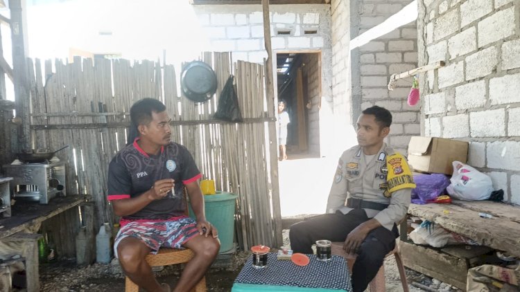 Kegiatan Sambang Bhabinkamtibmas Polsek RBL, Langkah Efektif Jaga Kenyamanan Warga Binaan