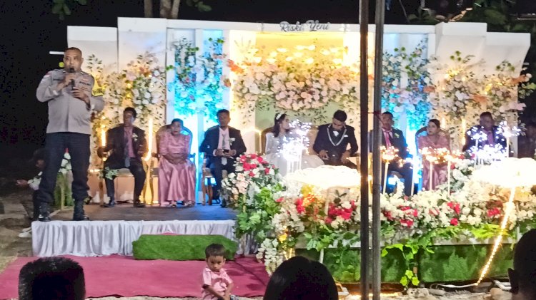 Iptu I Gede Putu Parwata : Upaya Preemtif  Oleh Bhabinkamtibmas Saat Berlangsungnya Resepsi Pernikahan Warga