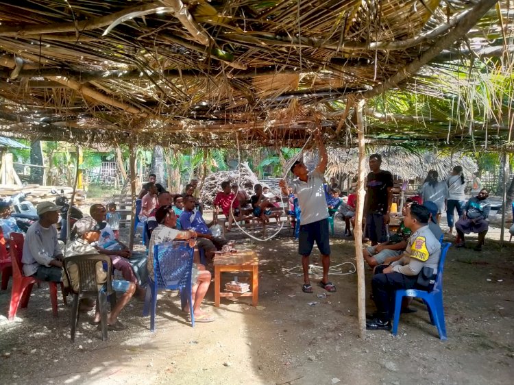 Edukasi Pembinaan Kamtibmas, Upaya Polsek Rote Barat Laut Untuk Jamin Keamanan Warga
