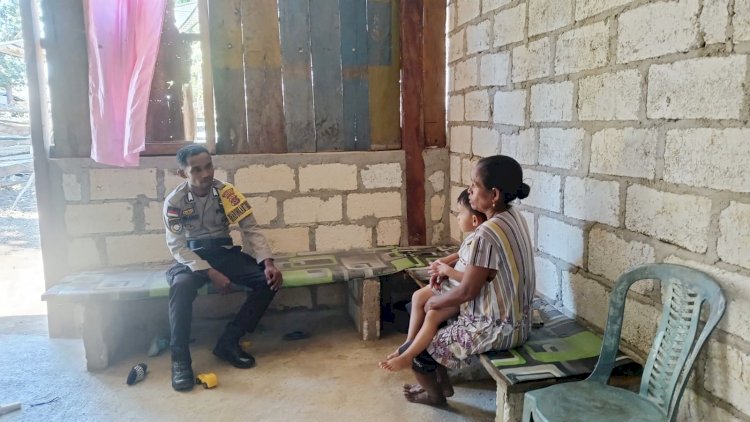 Bhabinkamtibmas Kalurahan Busalangga Jalin Kemitraan dengan Warga Melalui Sambang Kamtibmas