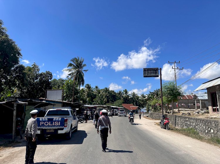 Operasi Patuh Turangga Hari Keenam, Polres Rote Ndao Tingkatkan Edukasi Keselamatan Berlalu Lintas