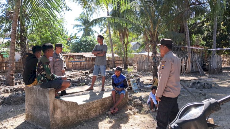 Kapolsek Rote Barat Daya : Tidak Hanya Penegakkan Hukum, Upaya Untuk Mencegah Potensi Pidana Dapat Menjamin Kenyamanan Masyarakat