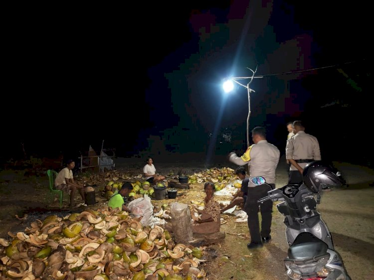 Patroli Malam, Upaya Polsek Rote Timur Untuk Jamin Keamanan Masyarakat