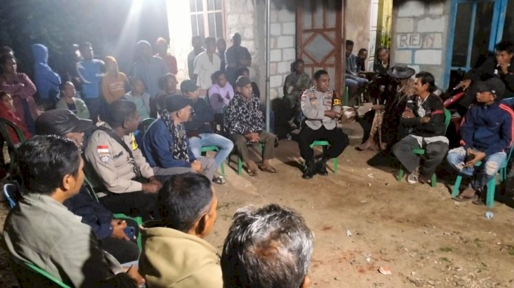 Pendekatan Dialogis Personel Polsek Rote Selatan Untuk Edukasi Pembinaan Kamtibmas