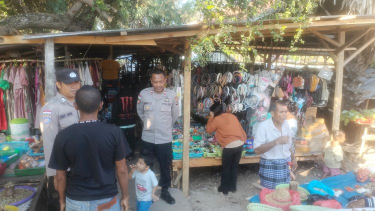 Polsek RBD Laksanakan Pengamanan Pada Pasar Untuk Ciptakan Keamanan Dan Kenyamanan Masyarakat