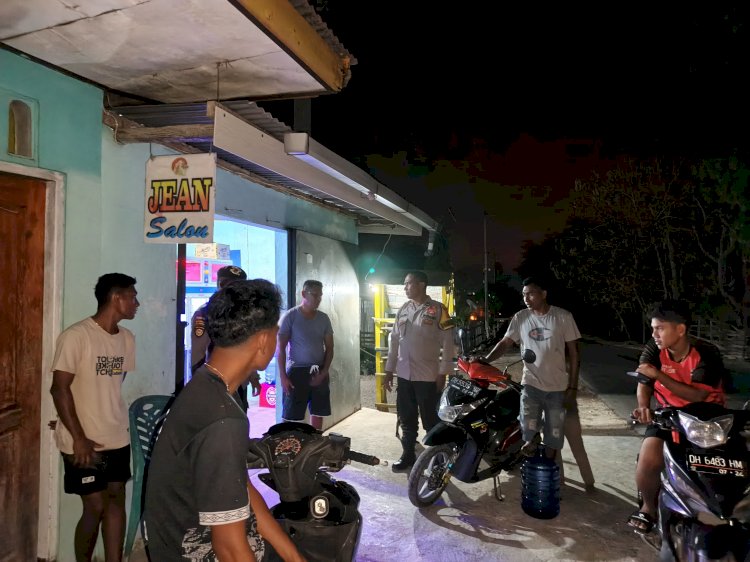 Polsek Rote Tengah Gelar Patroli Pencegahan Premanisme untuk Keamanan Masyarakat