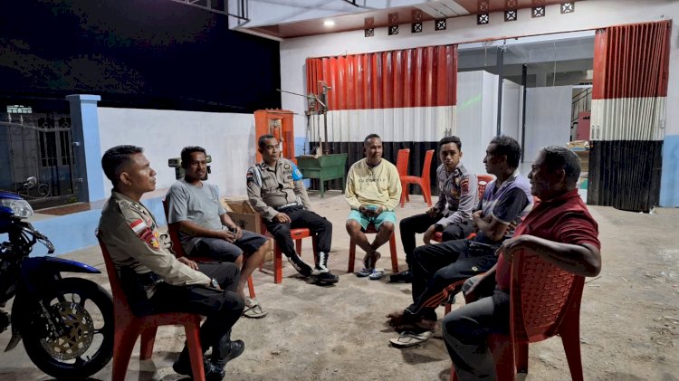 Polsek Pantai Baru Laksanakan Patroli Untuk Jamin Keamanan Dan Ciptakan Kamtibmas Kondusif