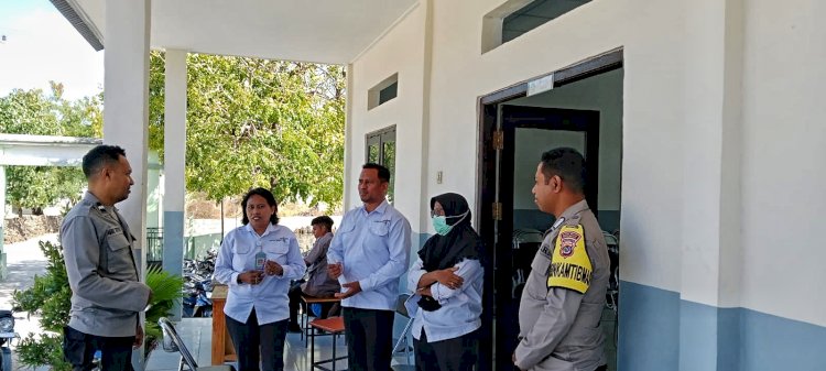 Upaya Pencegahan Laka Lantas Oleh Personel Polsek Rote Barat di SMKN 1 Rote Barat