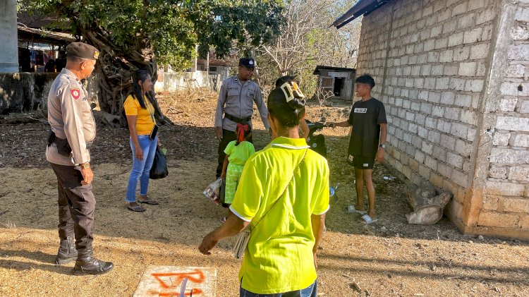 Ajak Partisipasi Masyarakat Jaga Kamtibmas Melalui K2YD Polsek Rote Tengah