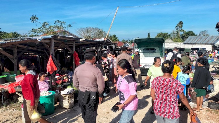 Jamin Aktifitas Ekonomi Masyarakat, Polsek Rote Selatan Tingkatkan Pengamanan