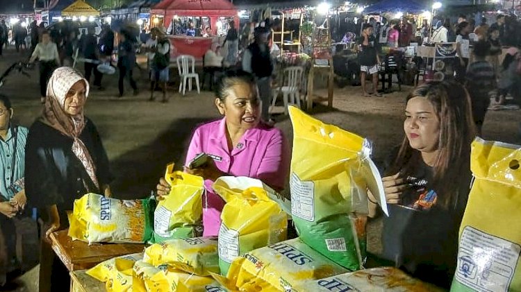 Bazar Murah Sembako Polres Rote Ndao Pada Pemeran Pembangunan dan Expo UMKM 2025