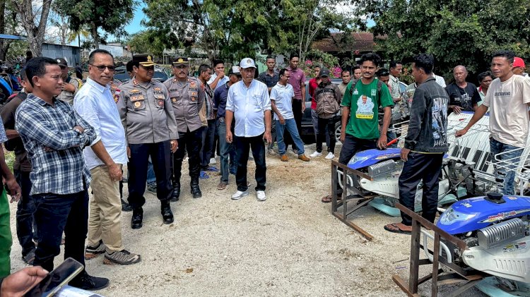 Kapolres Rote Ndao : Polri Akan Melakukan Pengawasan Terhadap Bantuan Alsintan Dan Distribusi Bibit Jagung