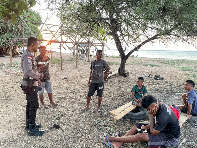 Langkah Preemtif Bhabinkamtibmas Polsek Rote Tengah Untuk  Keamanan Warga Binaan
