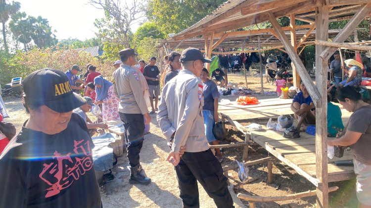 Patroli dan Pengamanan Pada Pasar Sakubatun, Upaya Polsek RBD Jamin Keamanan Warga