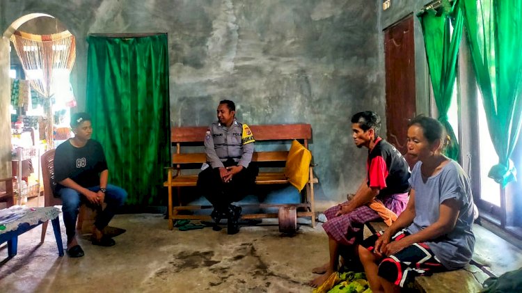 Kegiatan Sambang Bhabinkamtibmas Untuk Jalin Kemitraan Dengan Warga BInaan