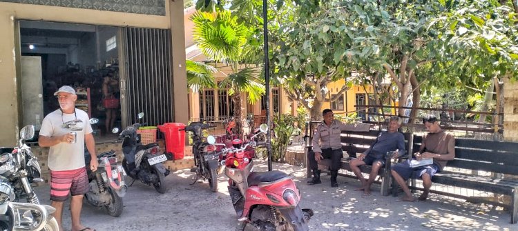 Patroli Dialogis Polsek Rote Barat Ajak Partisipasi Warga Jaga Kamtibmas