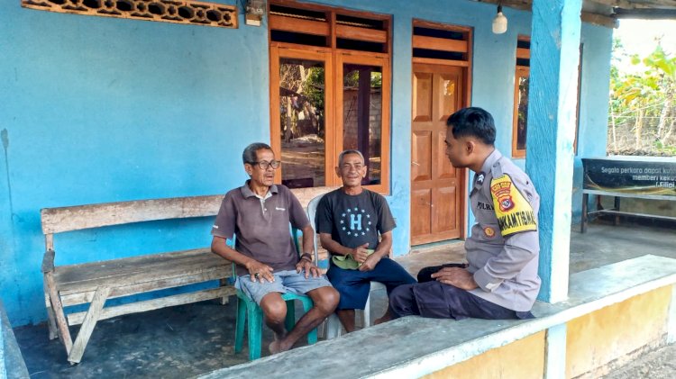 Upaya Preemtif  Bhabinkamtbmas Polsek Lobalain Untuk Jalin Kemitraan Dengan Warga Binaan