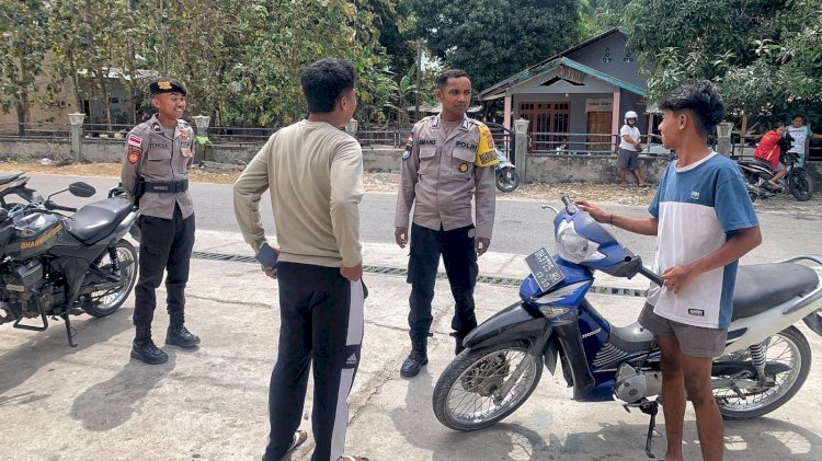 Polsek Rote Barat Laut Gelar Patroli Preventif Untuk Ciptakan Keamanan Bagi Masyarakat