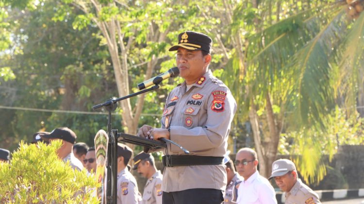 Kapolres Rote Ndao : Kita Pastikan Masyarakat Dapat Beraktifitas Tanpa Gangguan Keamanan